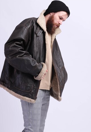 VINTAGE SHEARLING SHEEPSKIN COAT