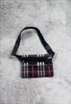 Y2K UNISEX NOVA CHECK FESTIVAL BAG