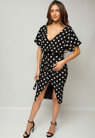 judith black wrap dress