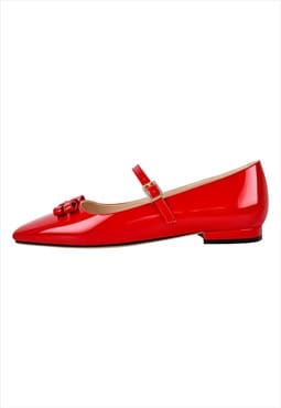 Square Toe Ballet Flats