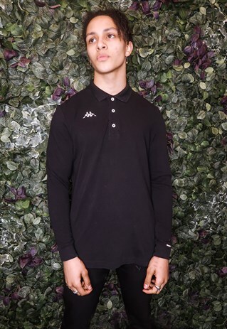 KAPPA LONG SLEEVED POLO TOP