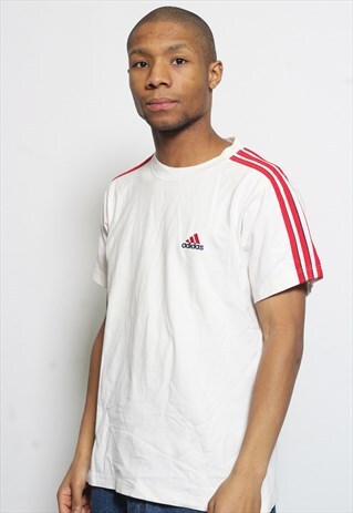 VINTAGE ADIDAS LOGO T-SHIRT WHITE