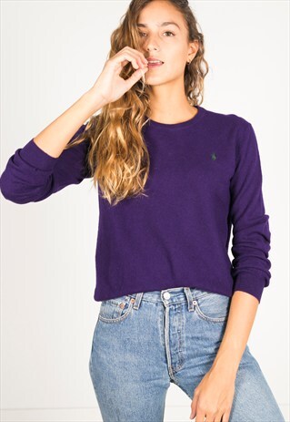 VINTAGE 80S POLO RALPH LAUREN JUMPER / R4114C500