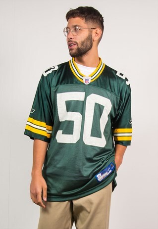 VINTAGE NFL JERSEY GREEN BAY PACKERS SHIRT