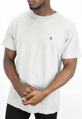 GREY COTTON RALPHY T-SHIRT