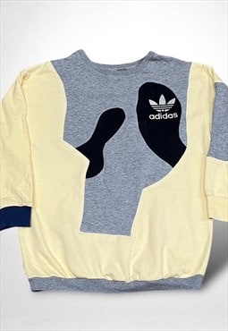 Reworked Adidas Embroidered Sweatshirt