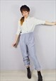 VINTAGE 80S FULL LENGTH SHIRT JUMPSUIT MADE IN USA