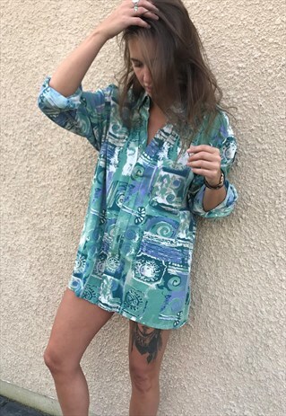 OVERSIZED RETRO 90S 80S VINTAGE UNISEX FESTIVAL SHIRT