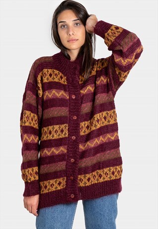 VINTAGE 80S KNITTED CARDIGAN BY AVELINAS / SP202251