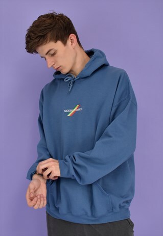G&G UNISEX INDIGO ORIGINAL MULTI LINES HOOD