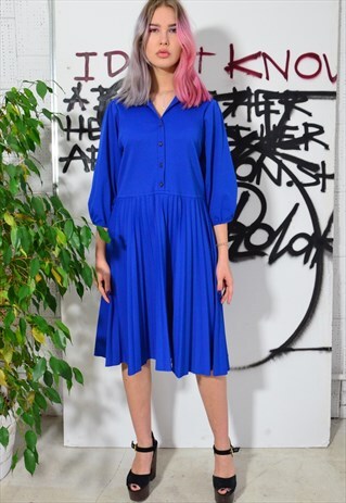 VINTAGE BLUE DRESS
