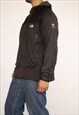 VINTAGE THE NORTH FACE JACKET HOODIE IN BLACK XL