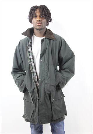VINTAGE GREEN WAX 90S JACKET