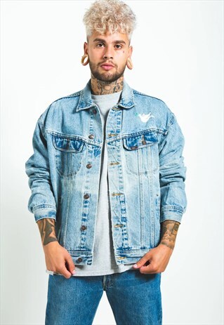 VINTAGE 80S ORIGINAL LEE BASIC DENIM JACKET/ S6743