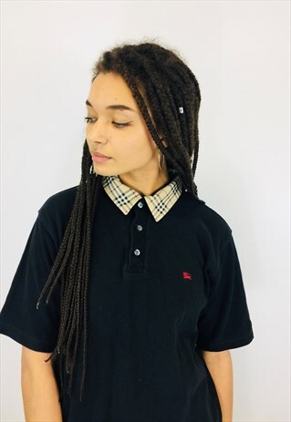 VINTAGE BURBERRY NOVA EMBROIDERED POLO