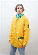 VINTAGE 80S WIND BREAKER COLORBLOCK RELAXED FIT JACKET MEN L