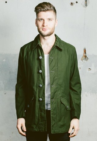 VINTAGE 70S SWEDISH ARMY PARKA COAT