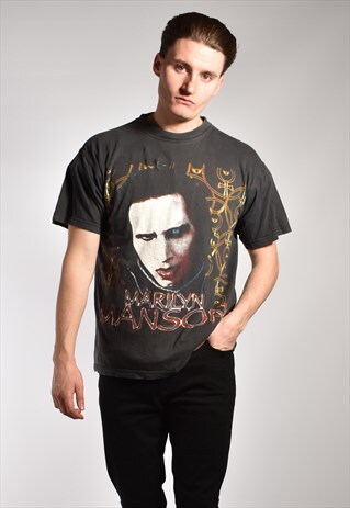 VINTAGE MARILYN MANSON ROCK BAND TOUR TEE