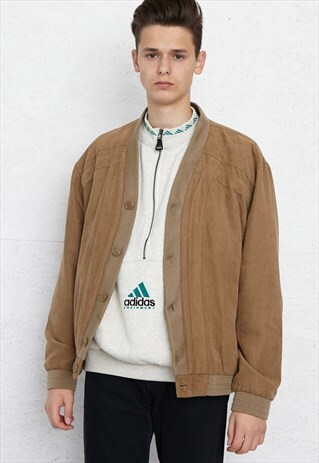 VINTAGE BROWN BENTONVILLE BOMBER JACKET