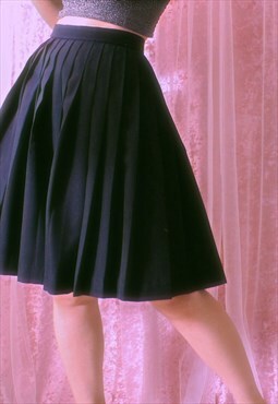 Vintage Uniform Skirt Navy Y2K S B207