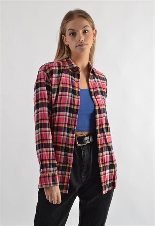 PINK UNIQLO CHECK SHIRT GRS1391