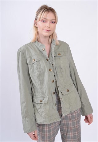 Y2K LIGHTWEIGHT JACKET GREEN BY TOMMY HILFIGER 00S