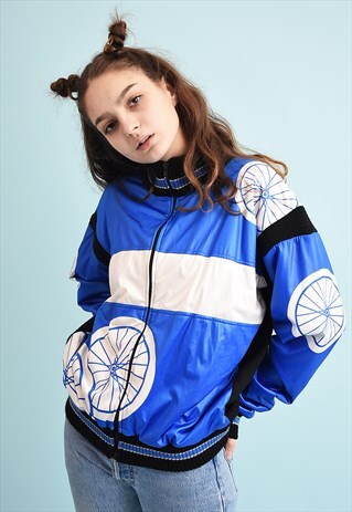 90'S RETRO TRACKSUIT SPORTS WARM JACKET TOP