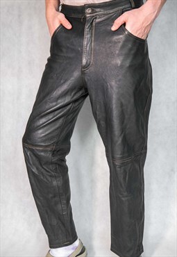 Vintage Leather Pants Luxury USA 