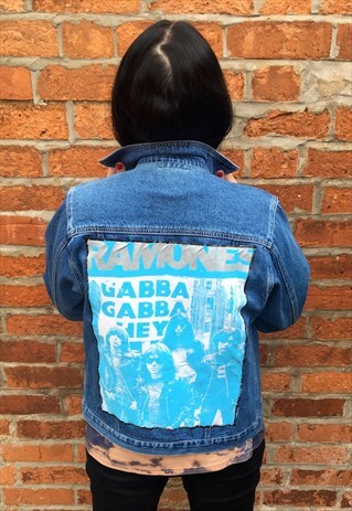 RAMONES REWORKED DENIM JACKET