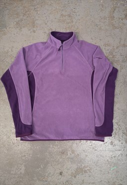 Vintage 1/4 Zip Berghaus Fleece Purple