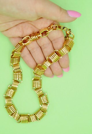 60S, ROSE GOLD NECKLACE, STREET WEAR, VINTAGE JEWELLERY