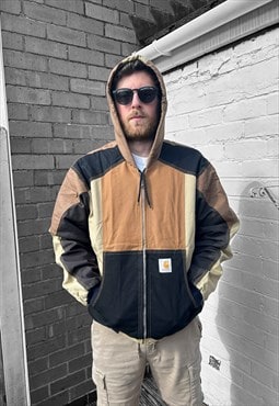 Vintage Reworked Carhartt one of a kind hooded jacket coat