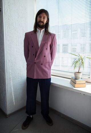 VINTAGE 80'S PINK BLAZER