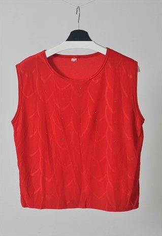 VINTAGE 90S TOP IN RED