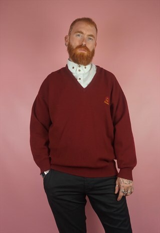 VINTAGE 1990S RED THE BELFRY JUMPER
