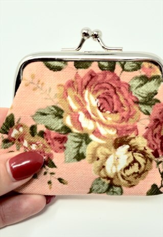 STUNNING FLORAL VINTAGE INSPIRED PURSE WITH UK 1P DELIVERY