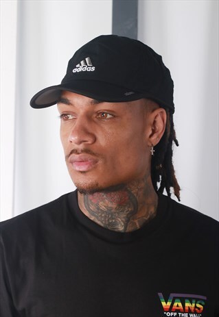 VINTAGE 90S RARE BLACK ADIDAS CLIMACOOL CAP. HAT.