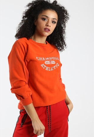 90S CHAMPION EMBROIDERED SPELL OUT SWEATSHIRT