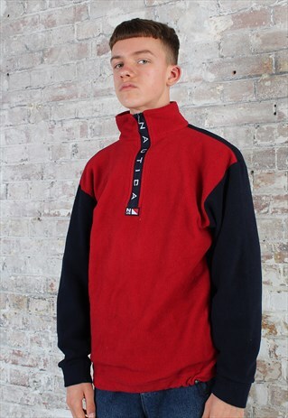 VINTAGE NAUTICA 1/4 ZIP FLEECE