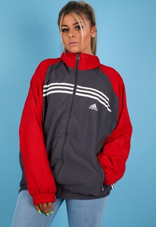 VINTAGE ADIDAS TRACK JACKET IN MULTI NJ643