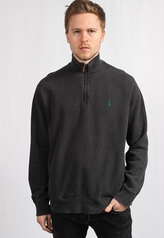 VINTAGE HALF ZIPPED RALPH LAUREN SWEATSHIRT