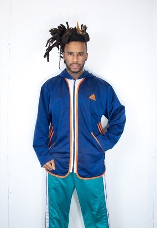VINTAGE ADIDAS JACKET BLUE