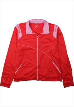 Puma 90's Full Zip Up Sweatshirt XLarge Red