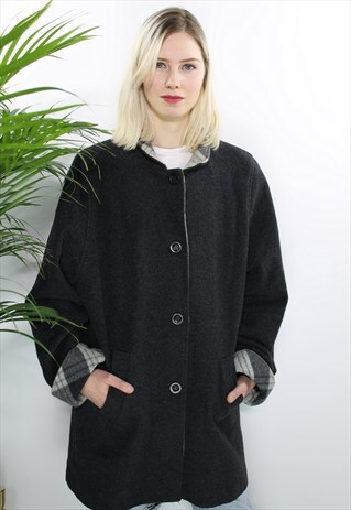 90S VINTAGE COAT WITH CASHMERE