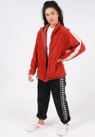 VINTAGE FILA REVERSIBLE FLEECE JACKET
