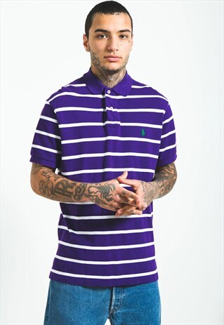 VINTAGE 80S POLO RALPH LAUREN POLO T-SHIRT / S5478