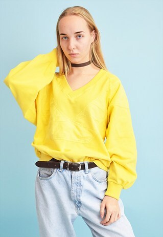 80'S RETRO ATHLEISURE SPORTS SWEATSHIRT JUMPER TOP