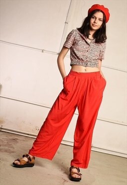 90's retro festival loose fitted trousers