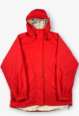 Vintage l.l.bean stowaway hooded raincoat coat m BV16158