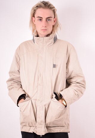 FILA MENS VINTAGE JACKET MEDIUM GREY 90S